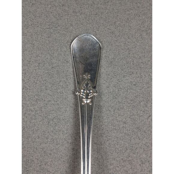 Gorham Sterling Silver Ice Cream Slicer Spoon Swiss Pattern - Picture 5 of 7
